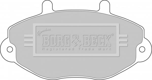 Borg & Beck BBP1108 - Гальмівні колодки, дискові гальма avtolavka.club