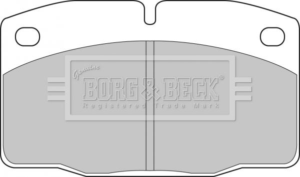 Borg & Beck BBP1117 - Гальмівні колодки, дискові гальма avtolavka.club