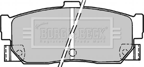 Borg & Beck BBP1177 - Гальмівні колодки, дискові гальма avtolavka.club