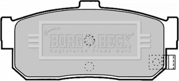 Borg & Beck BBP1895 - Гальмівні колодки, дискові гальма avtolavka.club