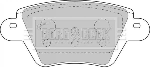 Borg & Beck BBP1892 - Гальмівні колодки, дискові гальма avtolavka.club
