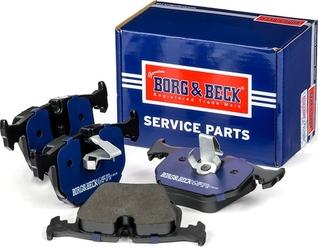 Borg & Beck BBP1844 - Гальмівні колодки, дискові гальма avtolavka.club