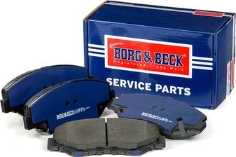 Borg & Beck BBP1860 - Гальмівні колодки, дискові гальма avtolavka.club