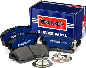 Borg & Beck BBP1801 - Гальмівні колодки, дискові гальма avtolavka.club