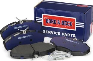 Borg & Beck BBP1812 - Гальмівні колодки, дискові гальма avtolavka.club