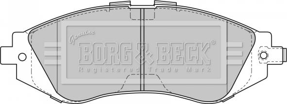 Borg & Beck BBP1881 - Гальмівні колодки, дискові гальма avtolavka.club