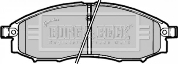 Borg & Beck BBP1882 - Гальмівні колодки, дискові гальма avtolavka.club