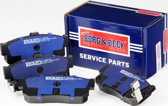Borg & Beck BBP1834 - Гальмівні колодки, дискові гальма avtolavka.club