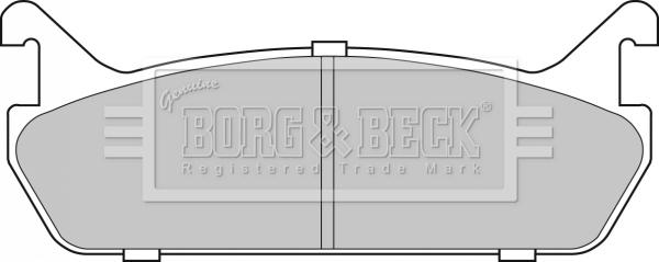 Borg & Beck BBP1828 - Гальмівні колодки, дискові гальма avtolavka.club
