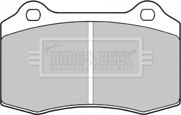 Borg & Beck BBP1823 - Гальмівні колодки, дискові гальма avtolavka.club