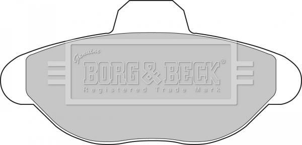 Borg & Beck BBP1391 - Гальмівні колодки, дискові гальма avtolavka.club
