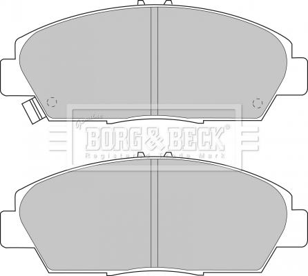 Borg & Beck BBP1398 - Гальмівні колодки, дискові гальма avtolavka.club