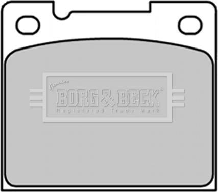 Borg & Beck BBP1347 - Гальмівні колодки, дискові гальма avtolavka.club