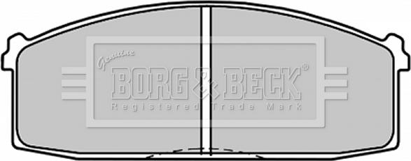 Borg & Beck BBP1300 - Гальмівні колодки, дискові гальма avtolavka.club