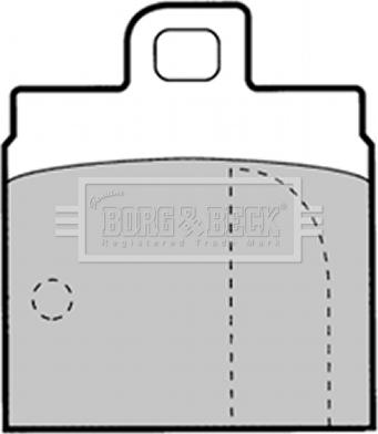 Borg & Beck BBP1308 - Гальмівні колодки, дискові гальма avtolavka.club