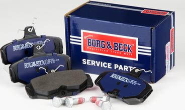 Borg & Beck BBP1302 - Гальмівні колодки, дискові гальма avtolavka.club