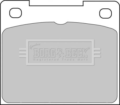 Borg & Beck BBP1307 - Гальмівні колодки, дискові гальма avtolavka.club