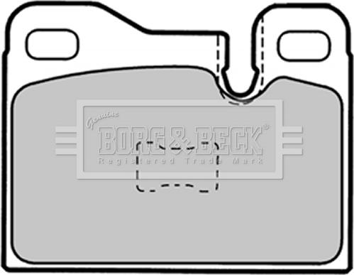 Borg & Beck BBP1337 - Гальмівні колодки, дискові гальма avtolavka.club