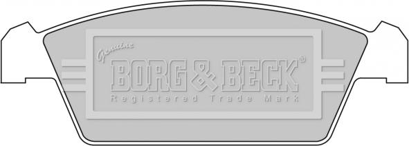 Borg & Beck BBP1299 - Гальмівні колодки, дискові гальма avtolavka.club