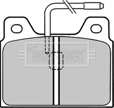 Borg & Beck BBP1295 - Гальмівні колодки, дискові гальма avtolavka.club