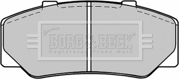 Borg & Beck BBP1246 - Гальмівні колодки, дискові гальма avtolavka.club