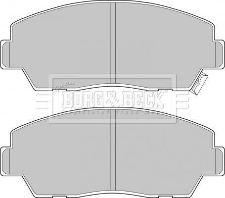 Borg & Beck BBP1248 - Гальмівні колодки, дискові гальма avtolavka.club