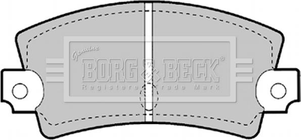 Borg & Beck BBP1247 - Гальмівні колодки, дискові гальма avtolavka.club