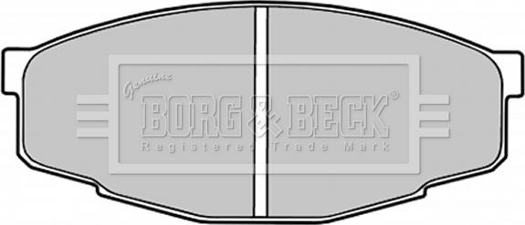 Borg & Beck BBP1285 - Гальмівні колодки, дискові гальма avtolavka.club
