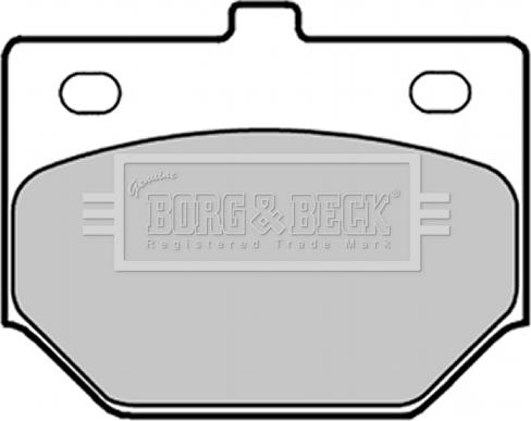 Borg & Beck BBP1286 - Гальмівні колодки, дискові гальма avtolavka.club