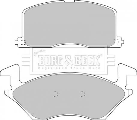 Borg & Beck BBP1234 - Гальмівні колодки, дискові гальма avtolavka.club