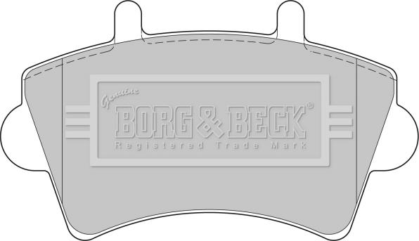 Borg & Beck BBP1746 - Гальмівні колодки, дискові гальма avtolavka.club