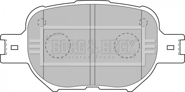 Borg & Beck BBP1767 - Гальмівні колодки, дискові гальма avtolavka.club