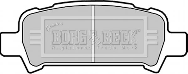 Borg & Beck BBP1705 - Гальмівні колодки, дискові гальма avtolavka.club