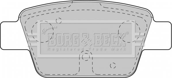 Borg & Beck BBP1718 - Гальмівні колодки, дискові гальма avtolavka.club