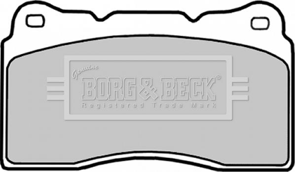 Borg & Beck BBP1784 - Гальмівні колодки, дискові гальма avtolavka.club