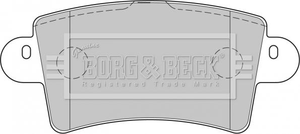 Borg & Beck BBP1773 - Гальмівні колодки, дискові гальма avtolavka.club