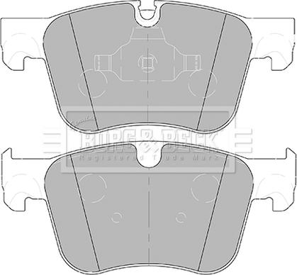 Key Parts KBP2453 - Гальмівні колодки, дискові гальма avtolavka.club