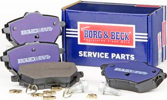 Borg & Beck BBP2452 - Гальмівні колодки, дискові гальма avtolavka.club