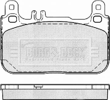 Borg & Beck BBP2461 - Гальмівні колодки, дискові гальма avtolavka.club