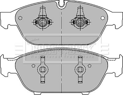 Borg & Beck BBP2405 - Гальмівні колодки, дискові гальма avtolavka.club