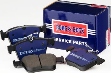 Borg & Beck BBP2401 - Гальмівні колодки, дискові гальма avtolavka.club