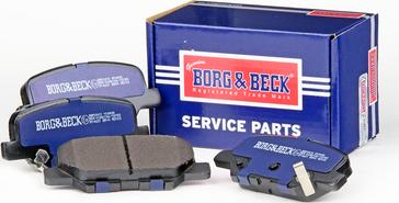 Borg & Beck BBP2410 - Гальмівні колодки, дискові гальма avtolavka.club