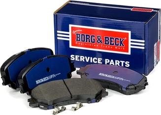 Borg & Beck BBP2487 - Гальмівні колодки, дискові гальма avtolavka.club