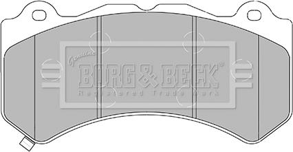 Borg & Beck BBP2436 - Гальмівні колодки, дискові гальма avtolavka.club