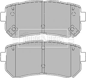 Borg & Beck BBP2425 - Гальмівні колодки, дискові гальма avtolavka.club