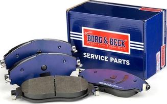 Borg & Beck BBP2689 - Гальмівні колодки, дискові гальма avtolavka.club
