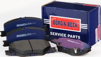 Borg & Beck BBP2672 - Гальмівні колодки, дискові гальма avtolavka.club