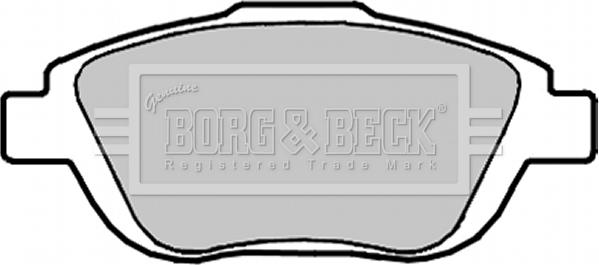 Borg & Beck BBP2096 - Гальмівні колодки, дискові гальма avtolavka.club