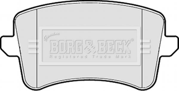 Borg & Beck BBP2055 - Гальмівні колодки, дискові гальма avtolavka.club