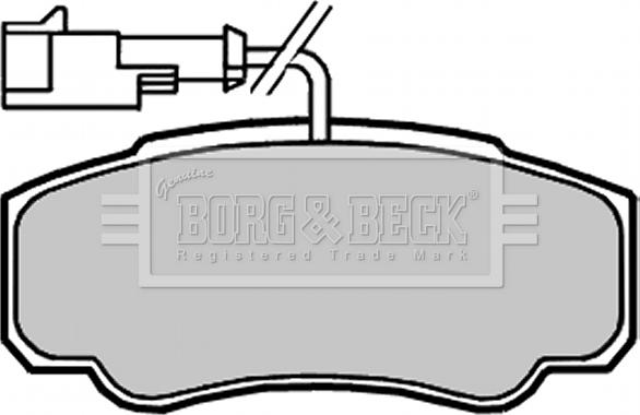 Borg & Beck BBP2068 - Гальмівні колодки, дискові гальма avtolavka.club